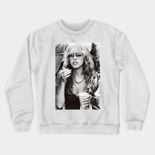 Stevie Nicks Is My Fairy Godmother Crewneck Sweatshirt by RAINYDROP